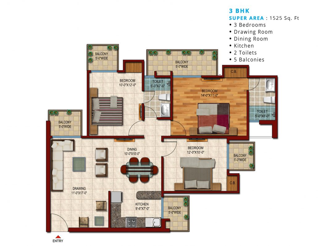 Saviour Park Elite 3 bhk apartments