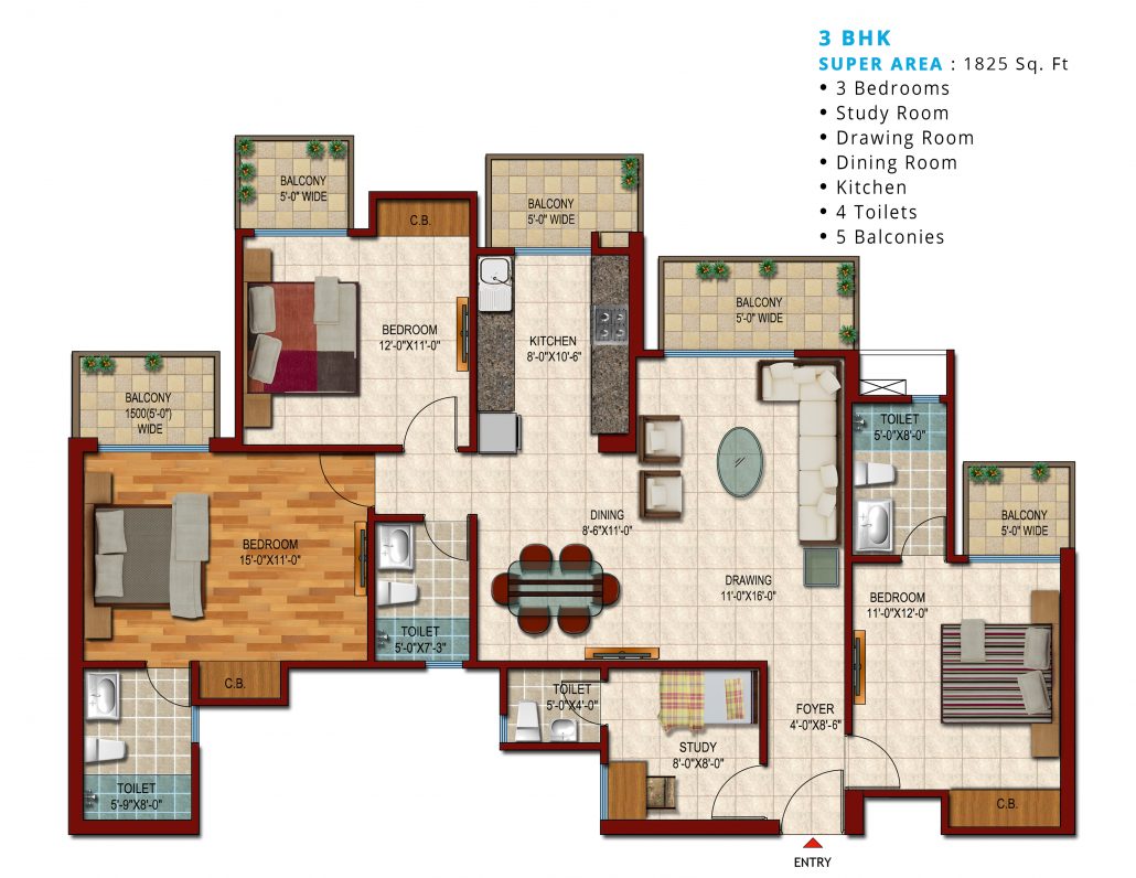 Saviour Park Elite 3 bhk apartments